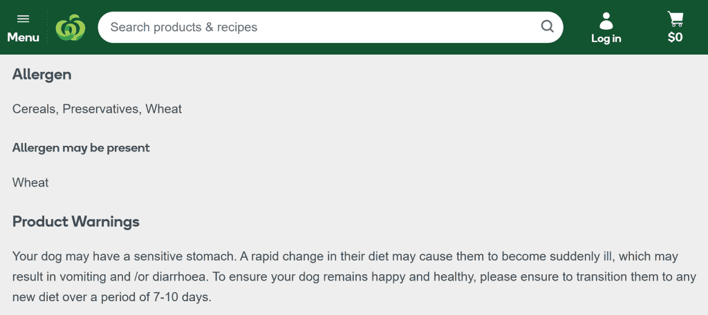 Baxters Dog Food Review 2 Wooworths Baxters Dog Food Review
