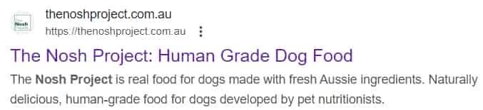 The Nosh Project Dog Food Review 1 The Nosh Project - Human Grade Dog Food